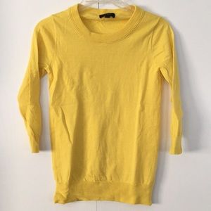 Jcrew yellow sweater